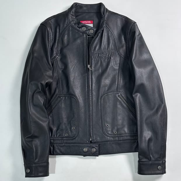 푸부 레이싱 가죽 자켓 