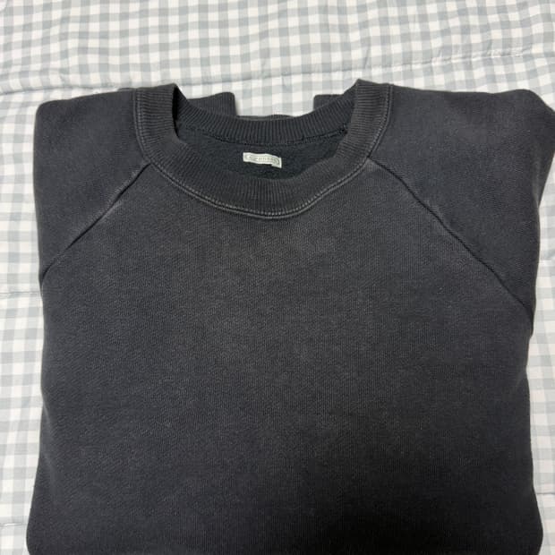 [2] 아프레쎄 빈티지 스웻셔츠 블랙