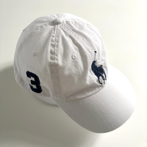 Polo 폴로 랄프로렌 신형 빅포니 화이트 볼캡