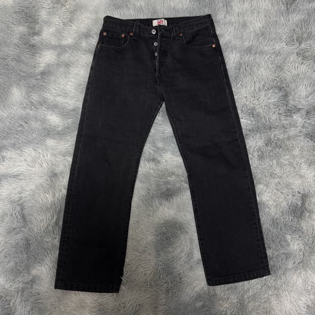 00s 리바이스 501 흑청데님팬츠 30/30