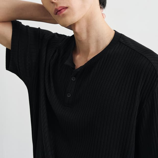 드로우핏 콘스탄트 리브드 헨리넥 티셔츠 xl 팝니다