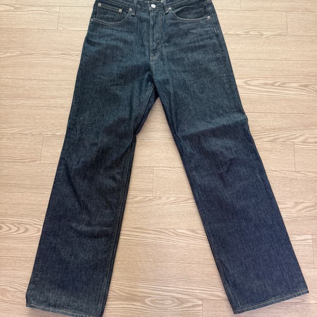 [30] 오라리 하드 트위스트 데님 5P 팬츠 인디고