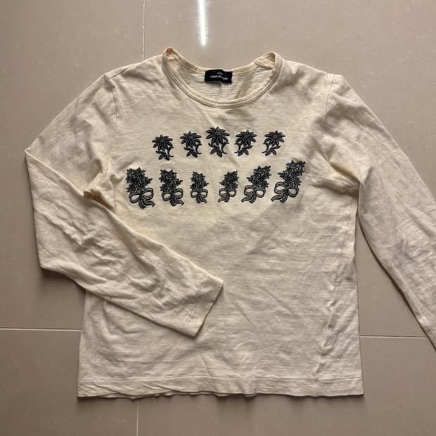 Tricot comme des garcons 트리콧 꼼데가르송 프린팅 티