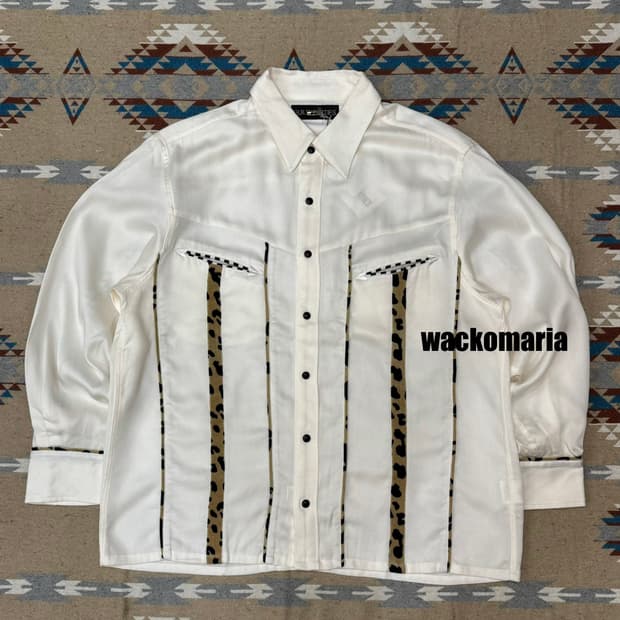 [L] 와코마리아 웨스턴 셔츠 롱 슬리브 화이트