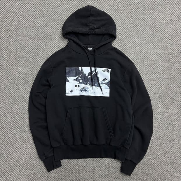 노스페이스 프린팅 후드티 v1566