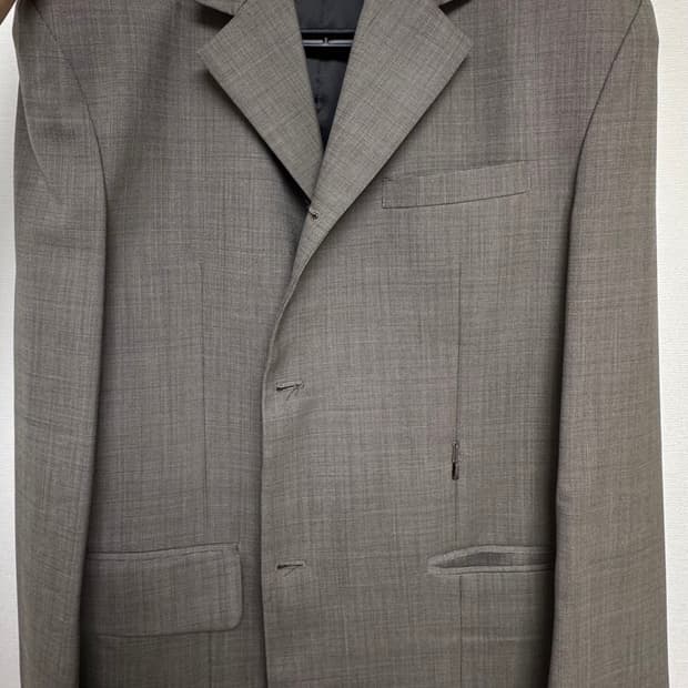 [L] STU office 브라운그레이 3버튼 블레이져