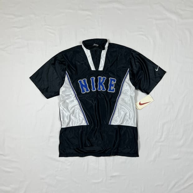 데드스탁 90‘s 나이키 nike 스펠아웃 하프 집업 반팔저지