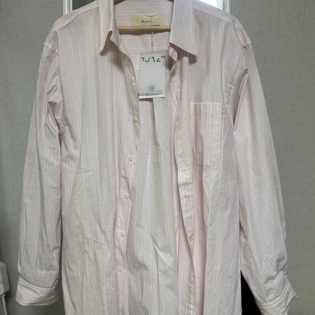BOWER AIRY STRIPE OVERFIT SHIRT b
