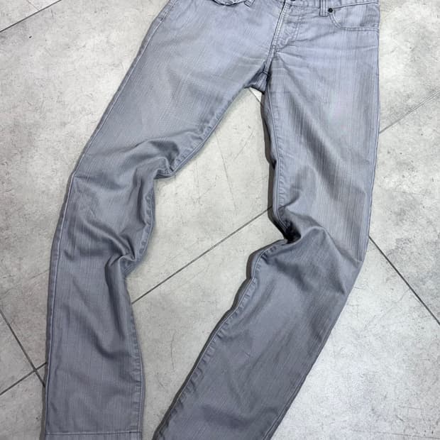 Katharine Hamnett 그레이 워싱 팬츠 바지