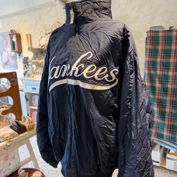 마제스틱 양키스자켓 오왼자켓 바시티 XL