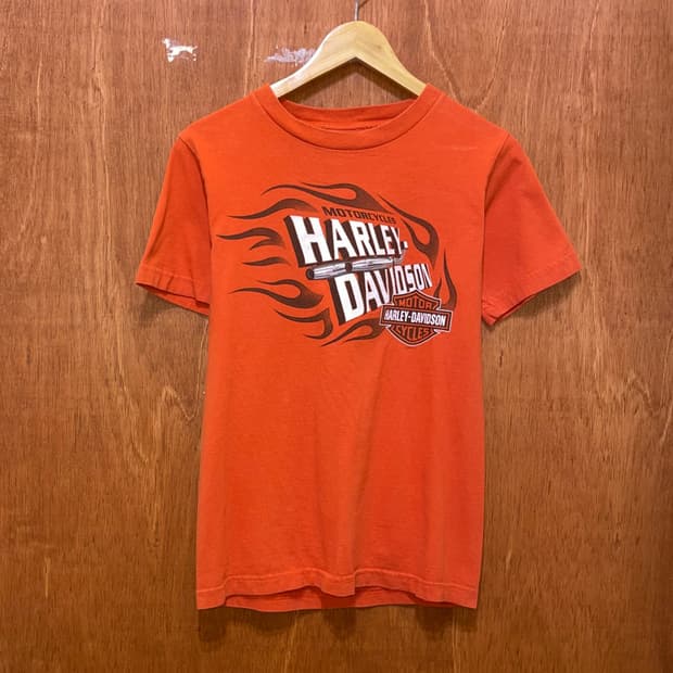 (S) USA Harley Davidson 할리 프린팅 반팔티