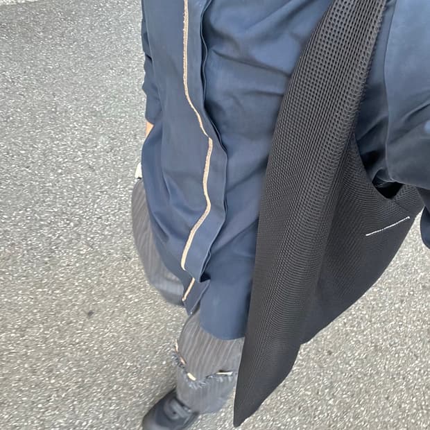 마르지엘라 mm6 재패니즈 메쉬 토트백 L