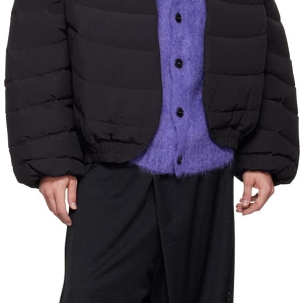 NAMESAKE 퀼팅 구스다운 패딩 NAMESAKE Black Durha