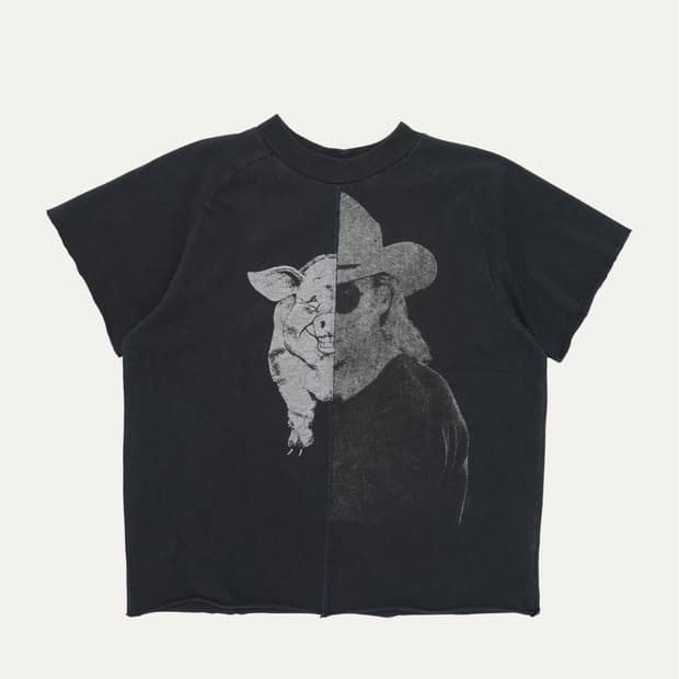 [XL] ERD junk pig assemblage raglan 티셔츠