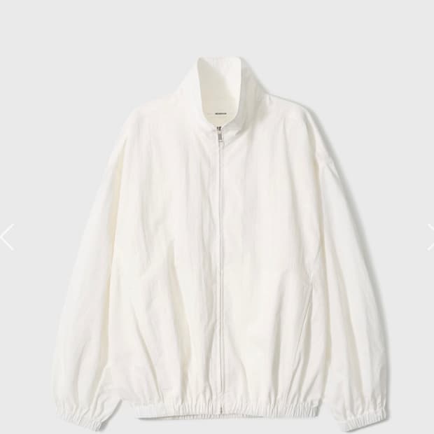 모노하 자켓 Cotton High-Neck Jumper (White) i