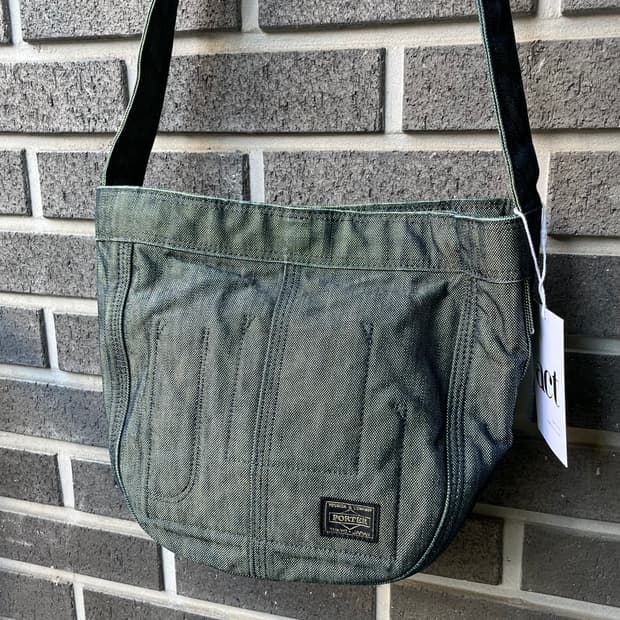 PORTER 포터 데님 크로스백 