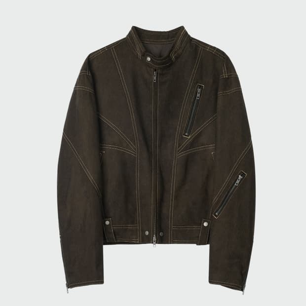 엘무드 헌팅 바이커 자켓