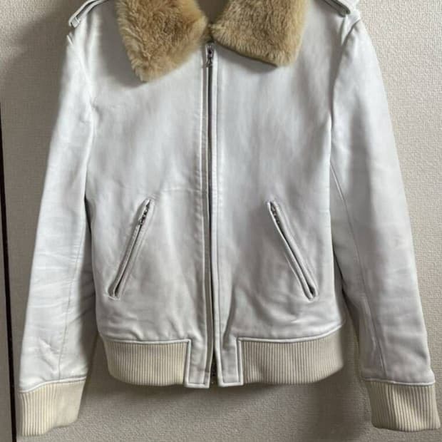 Lithium homme 램스킨 무톤 칼라 자켓