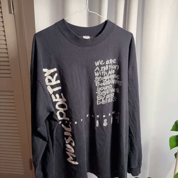 Vintage janet jackson ls 자넷 잭슨 롱슬리브