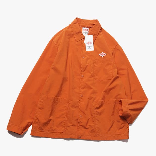 DANTON - NYLON COVERALL COACH JACKET