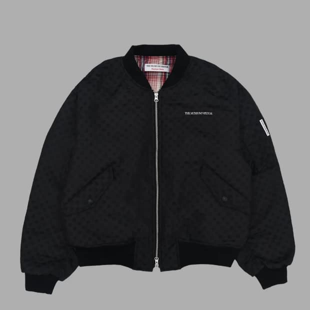 더뮤지엄비지터 셔링 MA-1 자켓