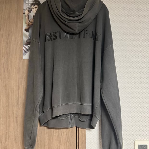 인스턴트펑크 피그먼트 다잉 후드집업