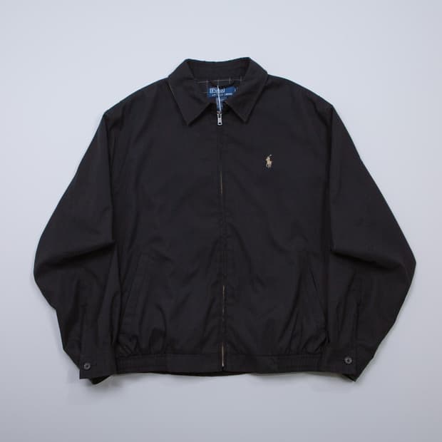 폴로 랄프로렌 블랙 폴리쉘 바이스윙 자켓