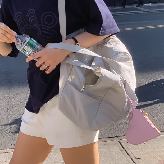 헤이그 a duffel bag silver 더플백 실버