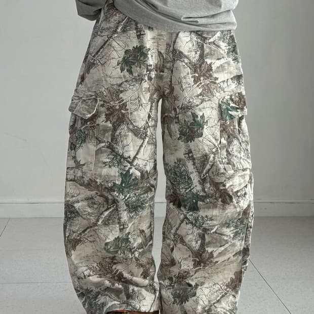 빈티지 리얼트리 카고팬츠