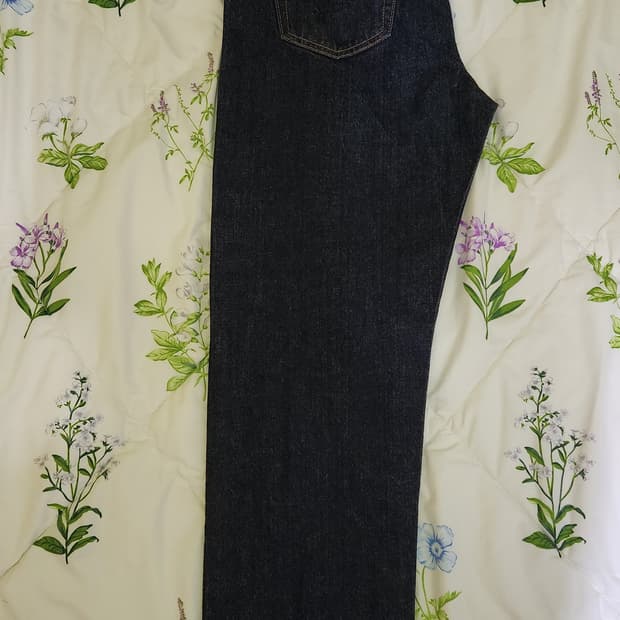 유니클로 셀비지 레귤러핏 청바지 진