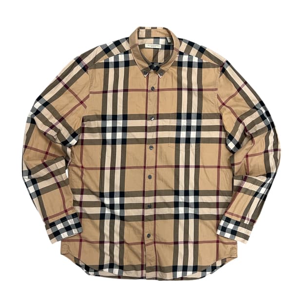 버버리 브릿 노바체크 셔츠(L)