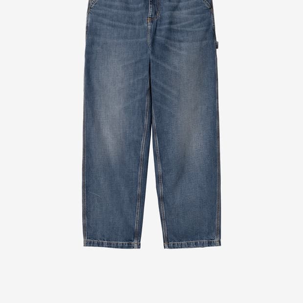 [S] 칼하트 OG 싱글니 데님 팬츠 카마노 블루 다크 유즈드 워시