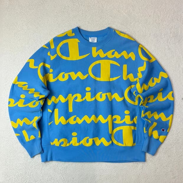 챔피온 00's 리버스위브 스펠아웃 오버 맨투맨 PN6145   