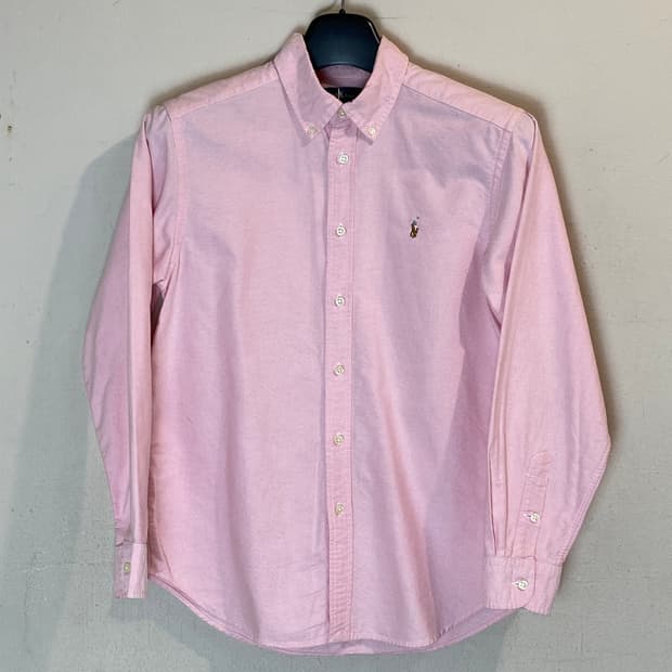 폴로 랄프 로렌 핑크 옥스포드 셔츠