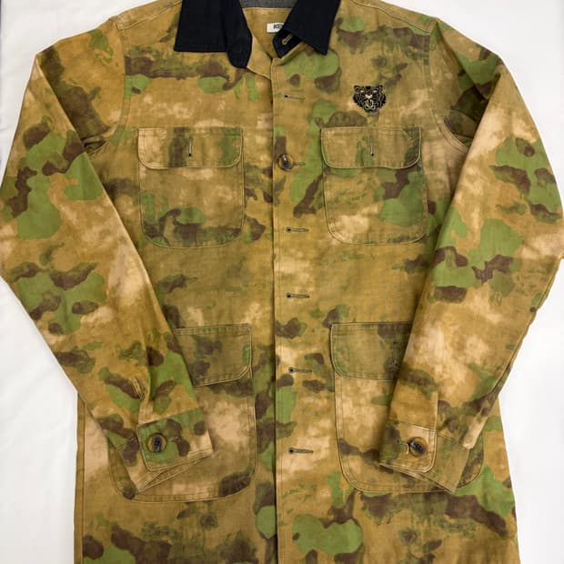 [4] KENZO 겐조 카모플라쥬 밀리터리 자켓