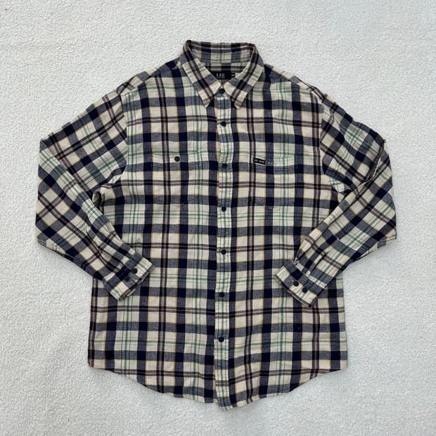 100 리 루즈핏 모직 셔츠 남방 0303M