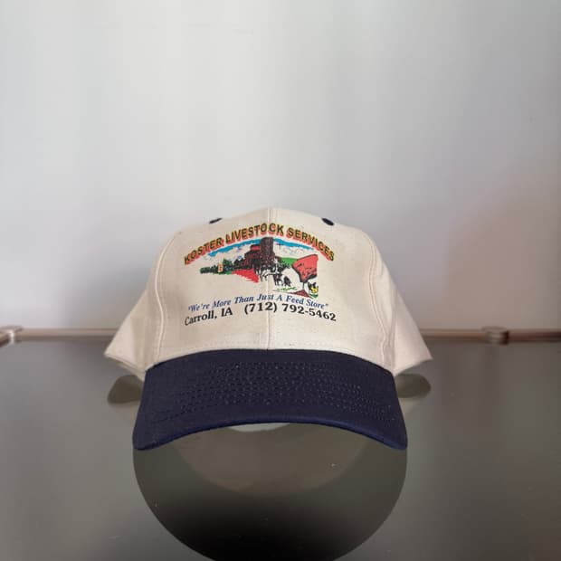 USA services 베이지 빈티지 모자 볼캡 vintage cap