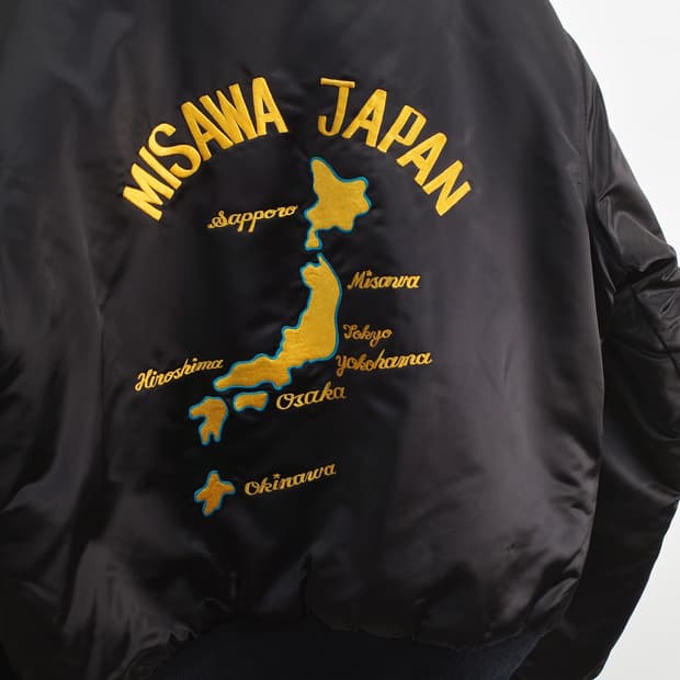 90's misawa japan souvenir jacket