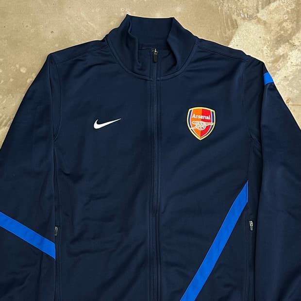 XXL 나이키 아스날 블루 파이핑 네이비 트랙탑