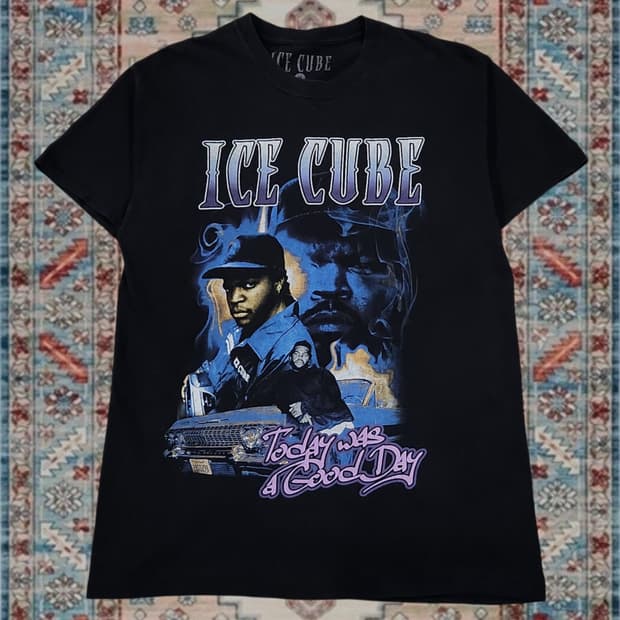아이스큐브 ICE CUBE 오피셜 빈티지 랩 티셔츠 M