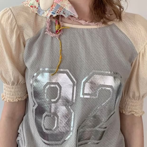 샵페어리 퍼프 소매 탑