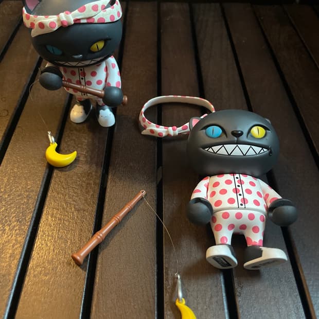  쿨레인 스캐리캣 피규어 (파자마 낚시 고양이)