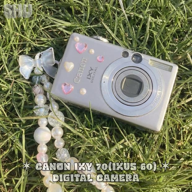 캐논 익시 IXY 70(익서스 60) 빈티지 디카 실버