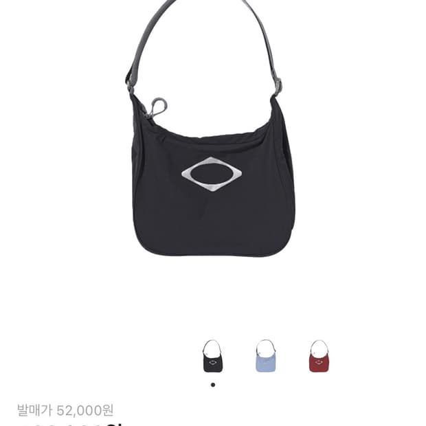 미스치프 롬버스 크로스백 블랙