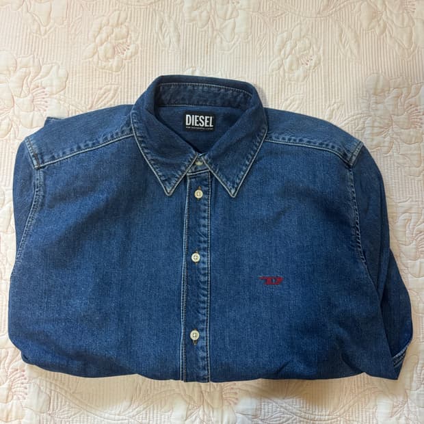 디젤(Diesel) 심플리 D 데님셔츠 새상품 S사이즈