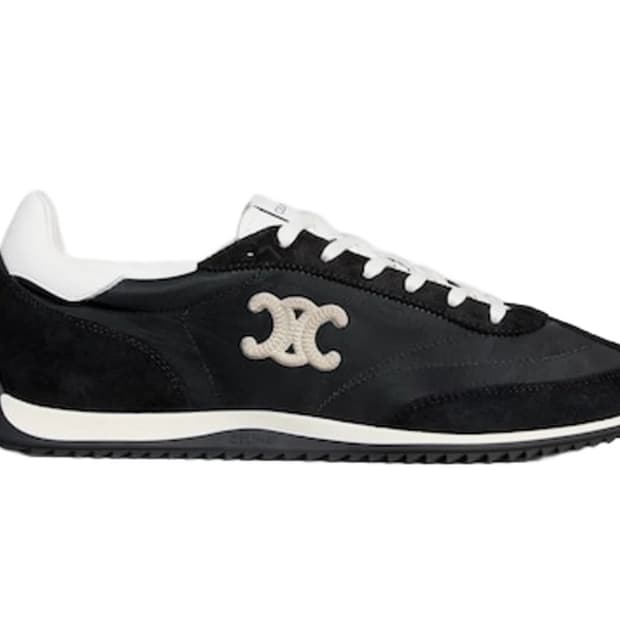 셀린느 트리옹프 레이서 로우 블랙 화이트 42사이즈 364945257C