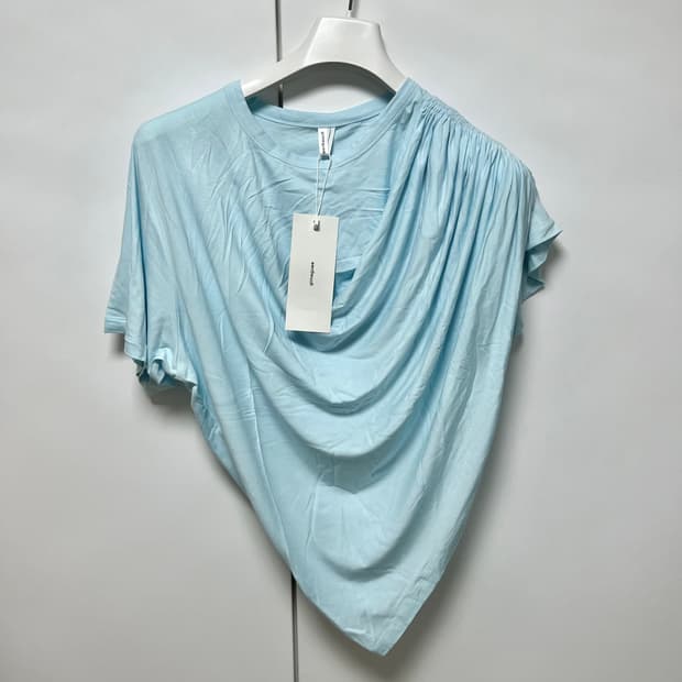 [M]기마구아스 Daria 드레이프 탑/블루