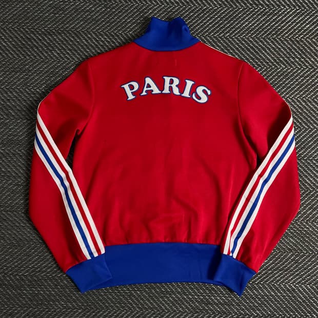 아디다스 파리 올림픽 빅로고 크롭 트랙탑 져지o 3105