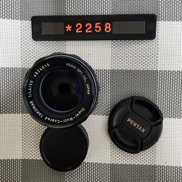 M42 마운트 타쿠마 50mm 1.4단렌즈