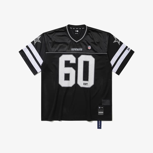 뉴에라 NFL 댈러스 카우보이스 팬 웨어 티셔츠 블랙